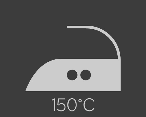 Repassage standard - 150°C maximum Repassage standard - 150°C maximum