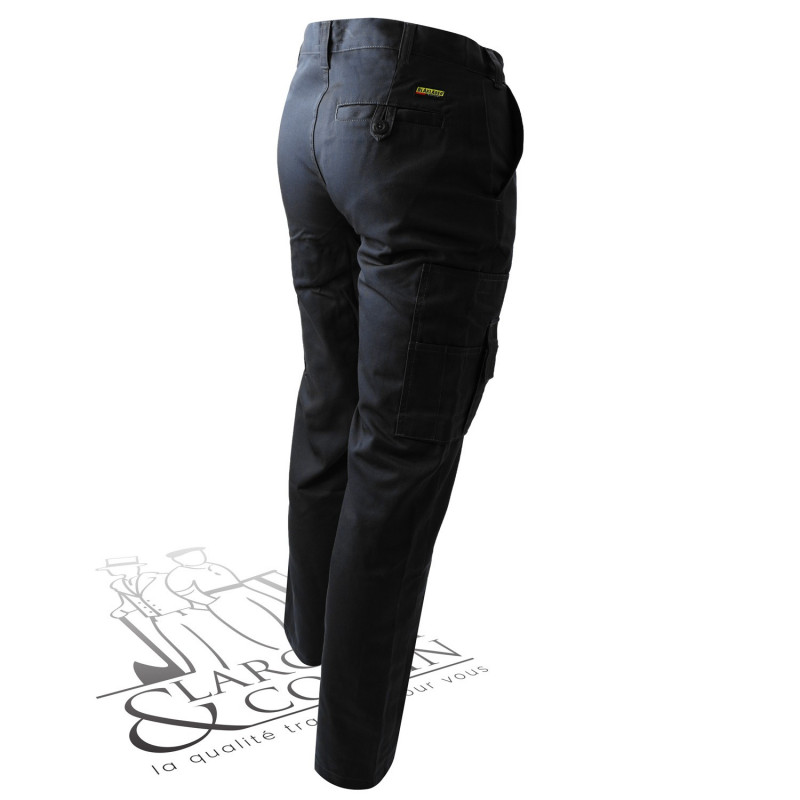 Pantalon cargo multipoche Blaklader noir