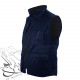 Gilet hiver doublé polaire marine