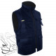 Gilet hiver doublé polaire marine