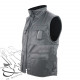Gilet hiver doublé polaire gris