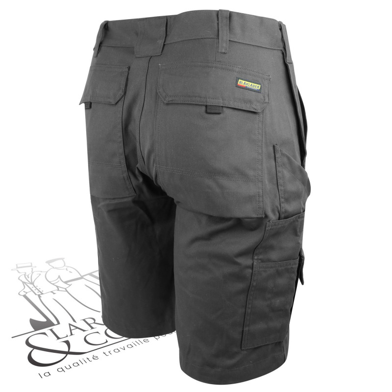 Short de travail service + gris