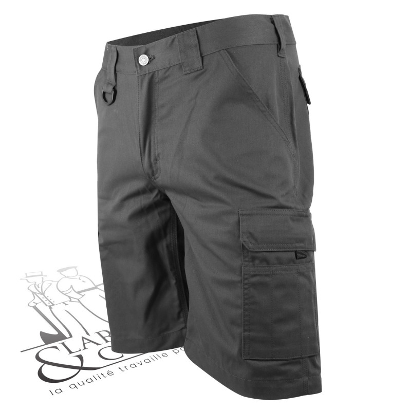 Short de travail service + gris