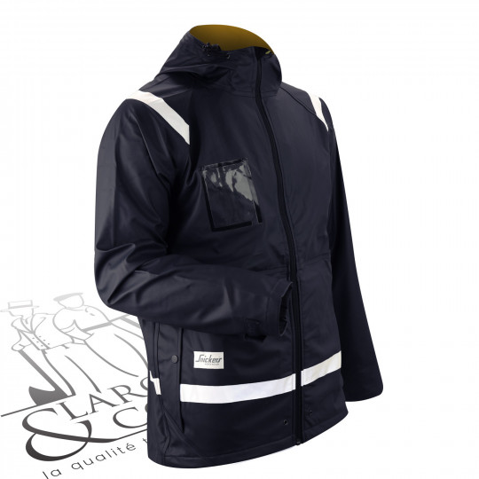 Veste de pluie PU marine