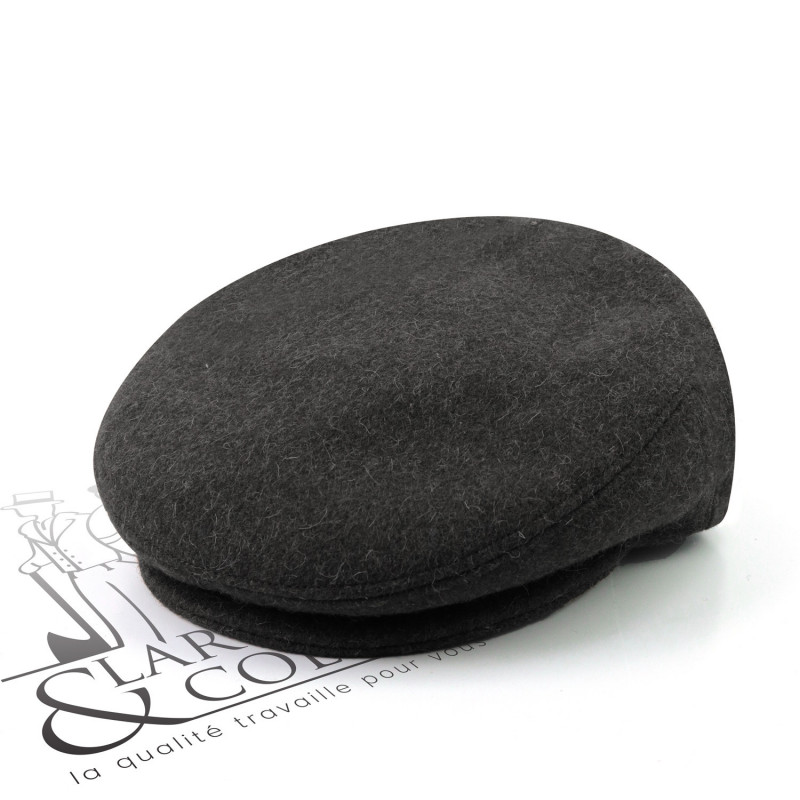 Casquette en laine de Burel le Laboureur marron