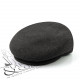 Casquette en laine de Burel le Laboureur marron
