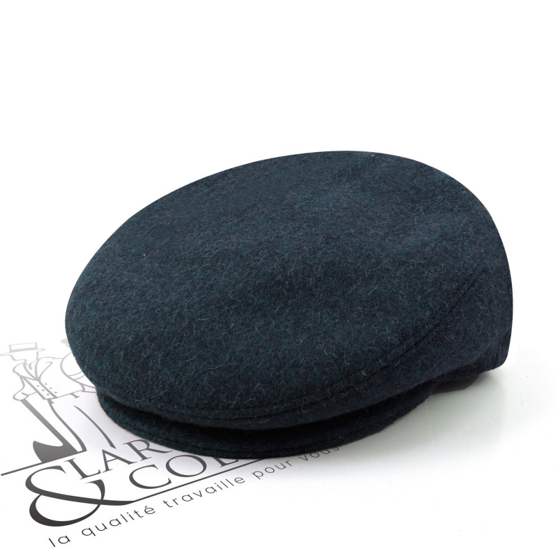 Casquette en laine de Burel le Laboureur marron