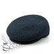 Casquette en laine de Burel le Laboureur marron