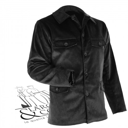 Vareuse coltin velours Le Laboureur marron