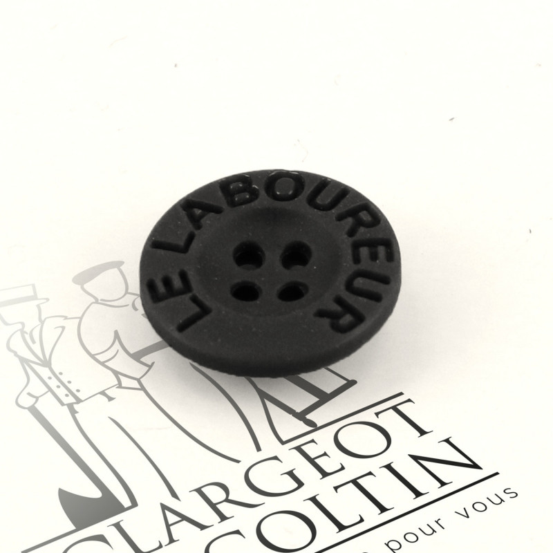 Lot de 5 boutons Le Laboureur marron