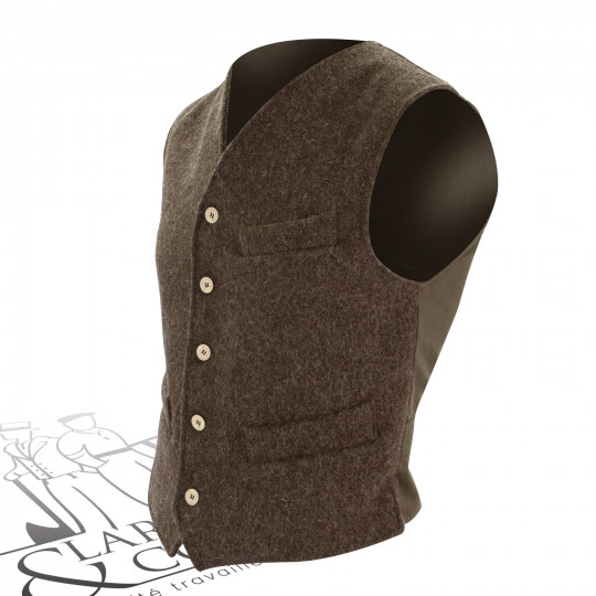 Veste en laine burel Le Laboureur - Largeot & Coltin