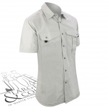 Chemise Rip-stop Snickers manches courtes gris