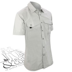 Chemise Rip-stop Snickers manches courtes gris