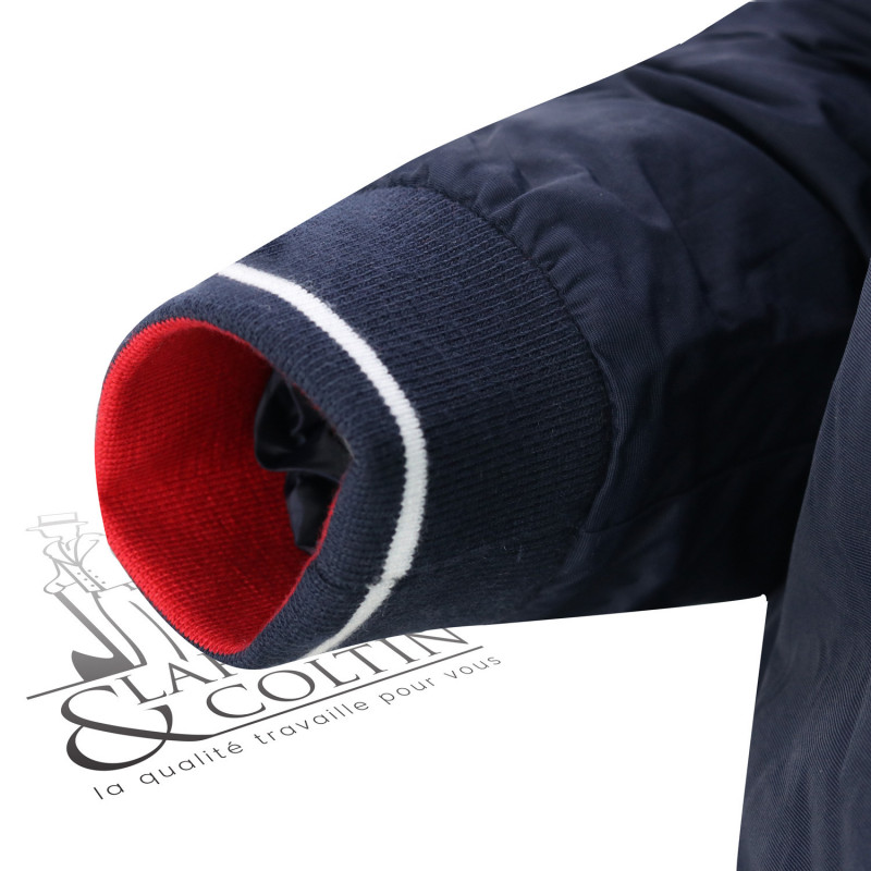 Veste bomber légère tricolore