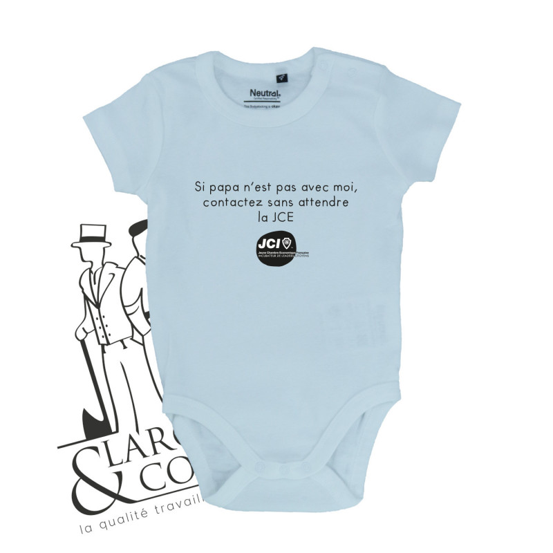 Body bébé JCI bleu