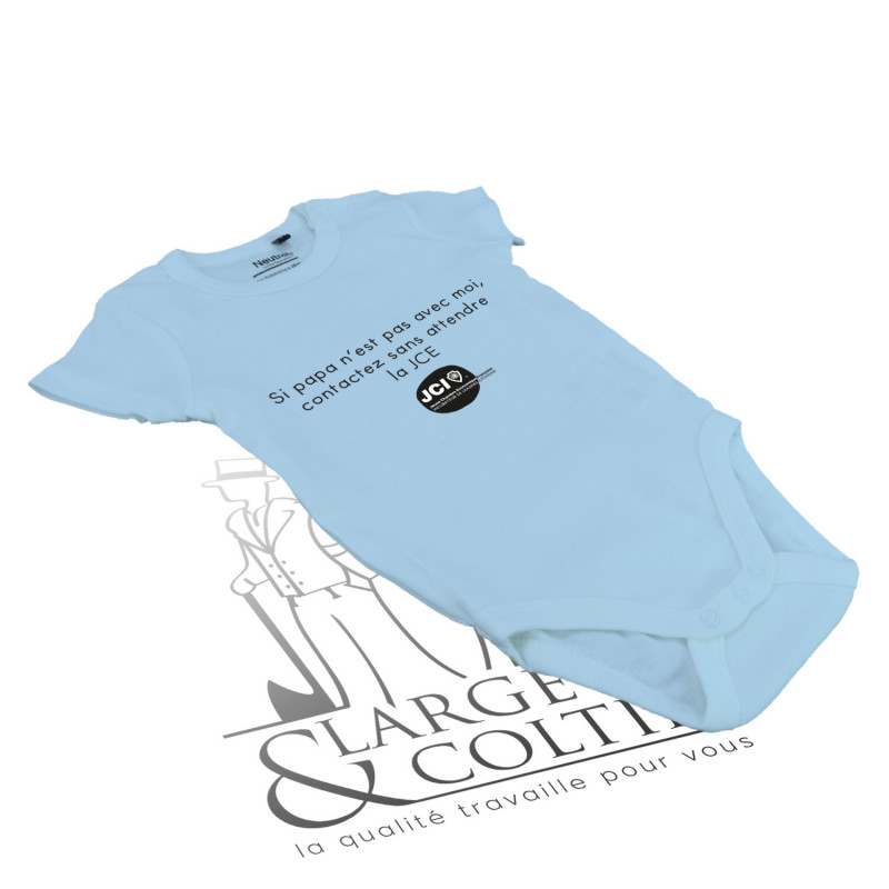 Body bébé JCI bleu