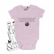 Body bébé JCI rose