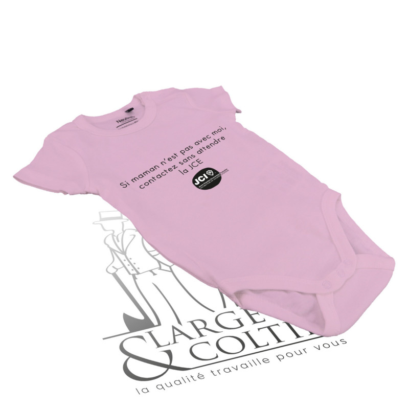 Body bébé JCI rose