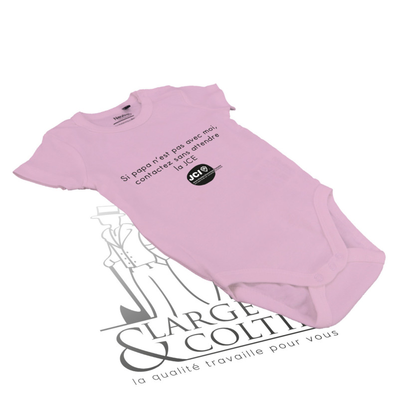 Body bébé JCI rose