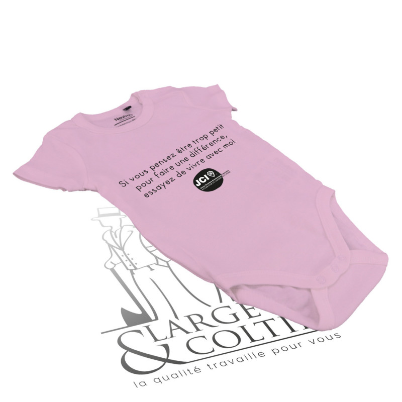 Body bébé JCI rose