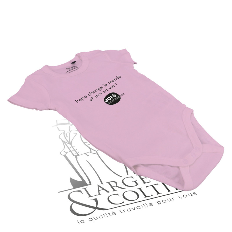 Body bébé JCI rose