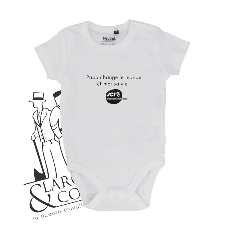 Body bébé JCI blanc