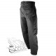 Largeot velours taille haute Le Laboureur noir
