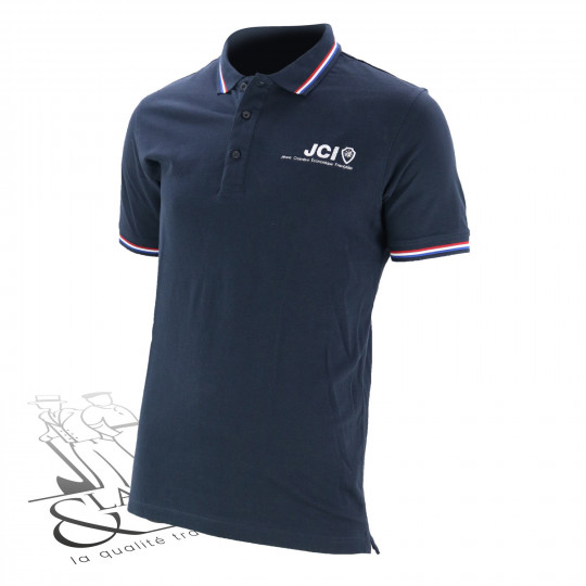 Polo manches courtes JCI France