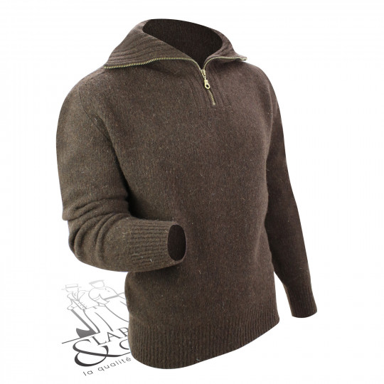 Pull camionneur en laine 100% français le Laboureur