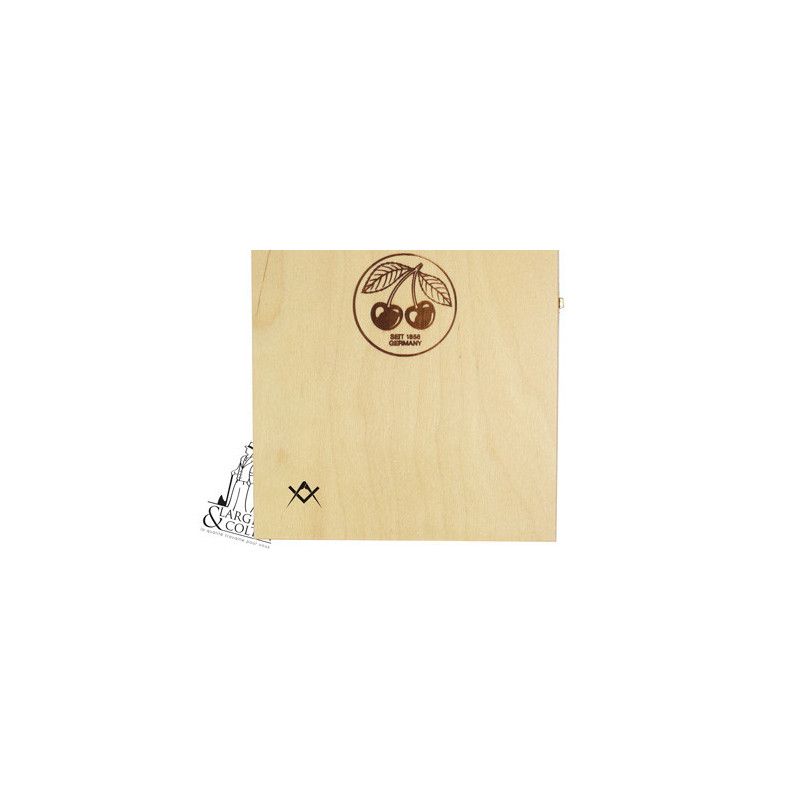 Personnalisation blason par gravure laser | Coffret ciseaux Kirschen