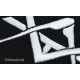 Broderie blason pièce de haut avec poche & ouverture