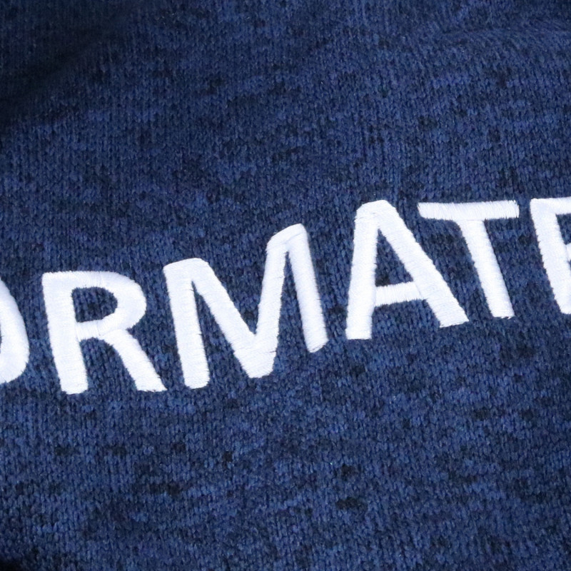 Broderie texte pièce de haut