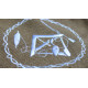 Broderie blason sur accessoire