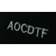 Broderie texte sur couvre-chef