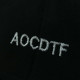 Broderie texte sur couvre-chef