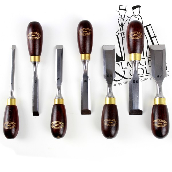 Set de 7 ciseaux de paume Crown Hand Tools