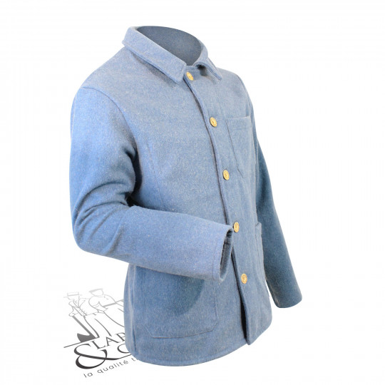 Coltin Le Laboureur en Laine, coloris Bleu horizon