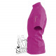 Veste de cuisine manches courtes fuchsia poche beige, Nero Robur