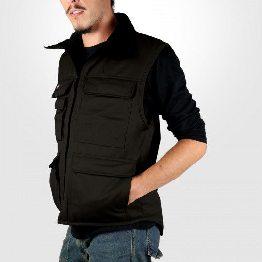 Gilet de travail sans manche Blaklader noir