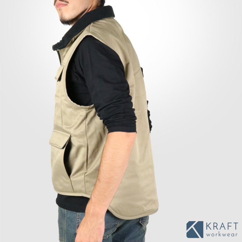 Gilet de travail sans manche Blaklader beige