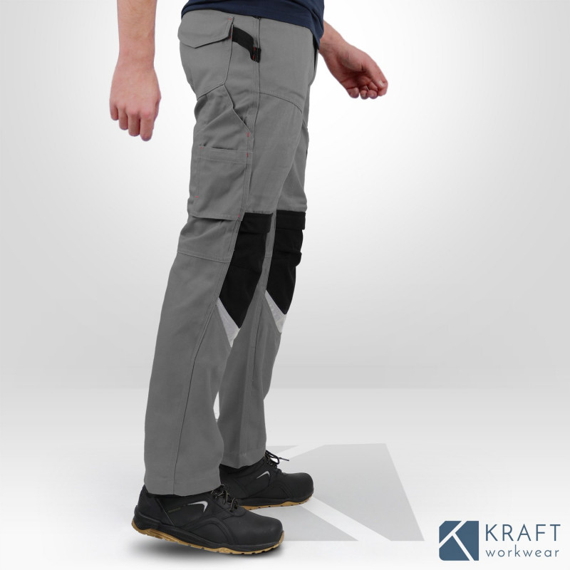 Pantalon de travail Cofra Bricklayer anthracite noir