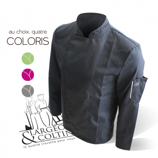 Veste de cuisine manches longues, Nero Robur