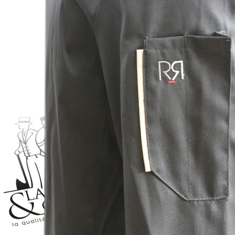 Veste de cuisine manches longues, Nero Robur
