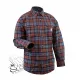 Chemise carhartt à carreaux rouge et bleue face 2