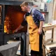 Tablier en cuir fabriqué en France Arno