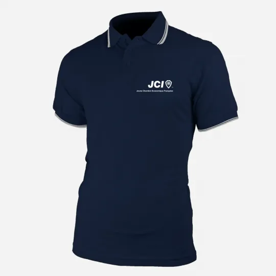 Polo JCI avec bandes