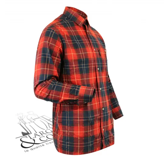 Chemise de travail à carreaux poche boutonnée Le Laboureur