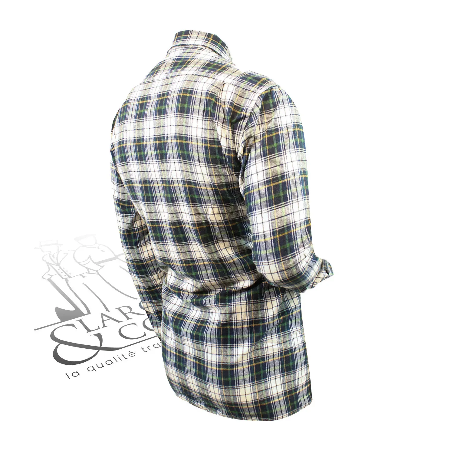 Chemise de travail à carreaux poches zippées Le Laboureur