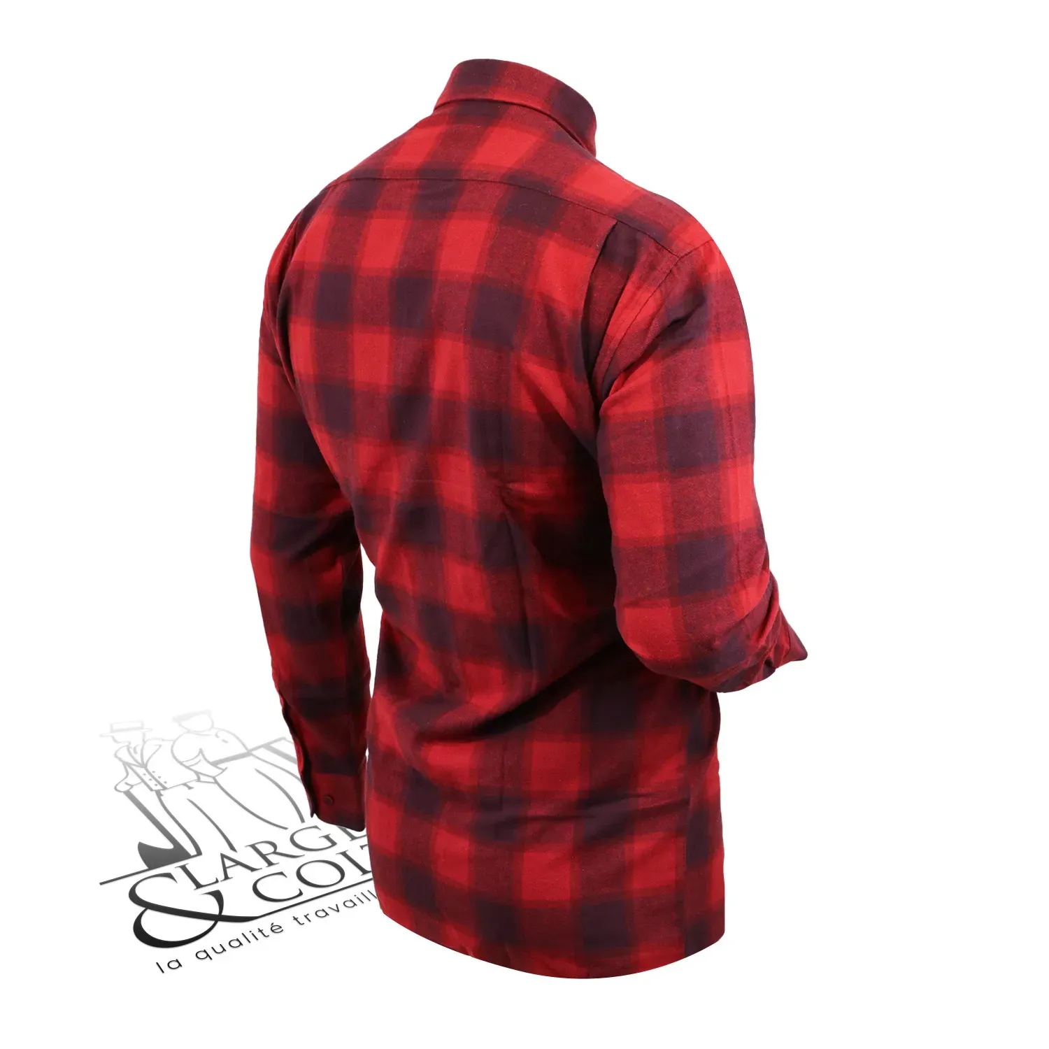 Chemise de travail à carreaux poches zippées Le Laboureur