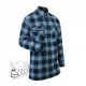 Chemise de travail à carreaux poches zippées Le Laboureur